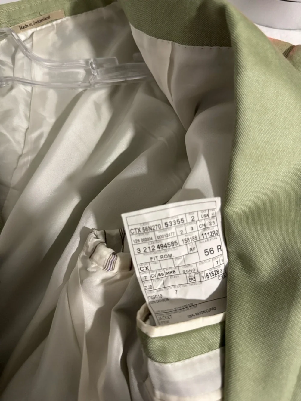 Sage Green Two-Button Sport Coat